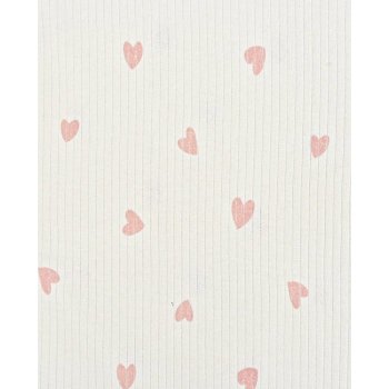 Ripp-Jersey Baby Ripp Herzen old rose